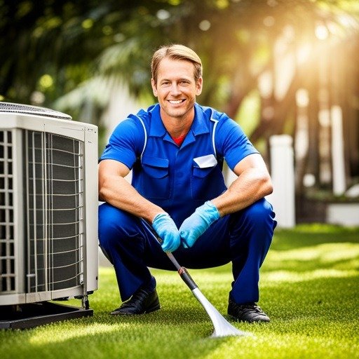 skilled technician undertaking residential hvac services san diego